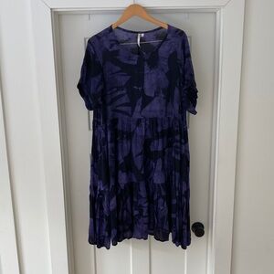Osei Duro layer dress in Rorschach